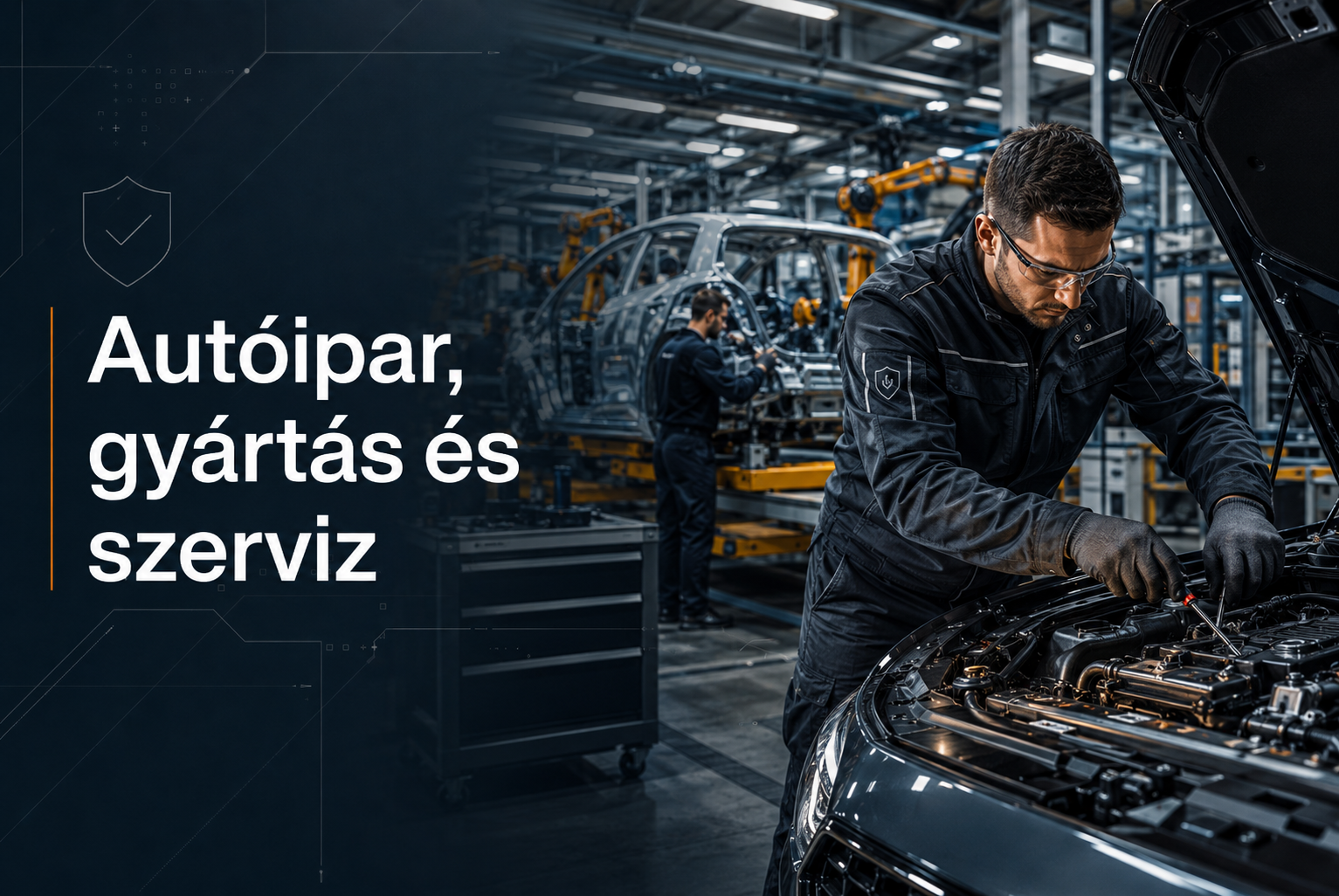 Autóipar, gyártás és szerviz – PPE követelményrendszer