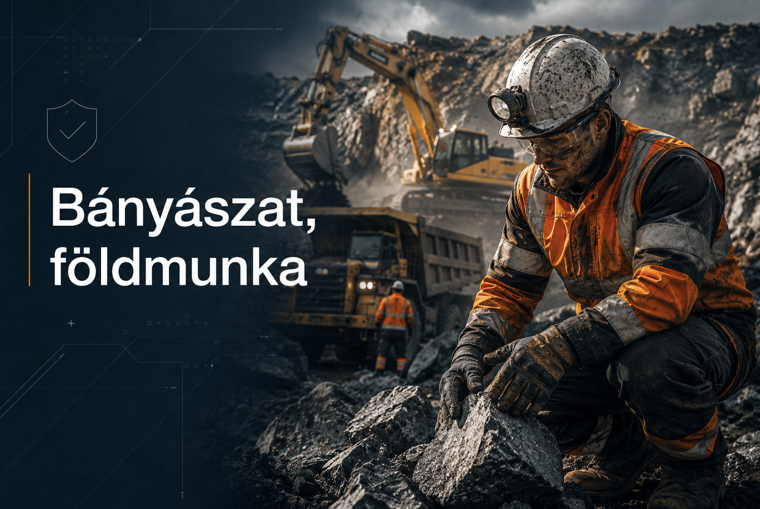 Bányászat és földmunka – PPE követelményrendszer