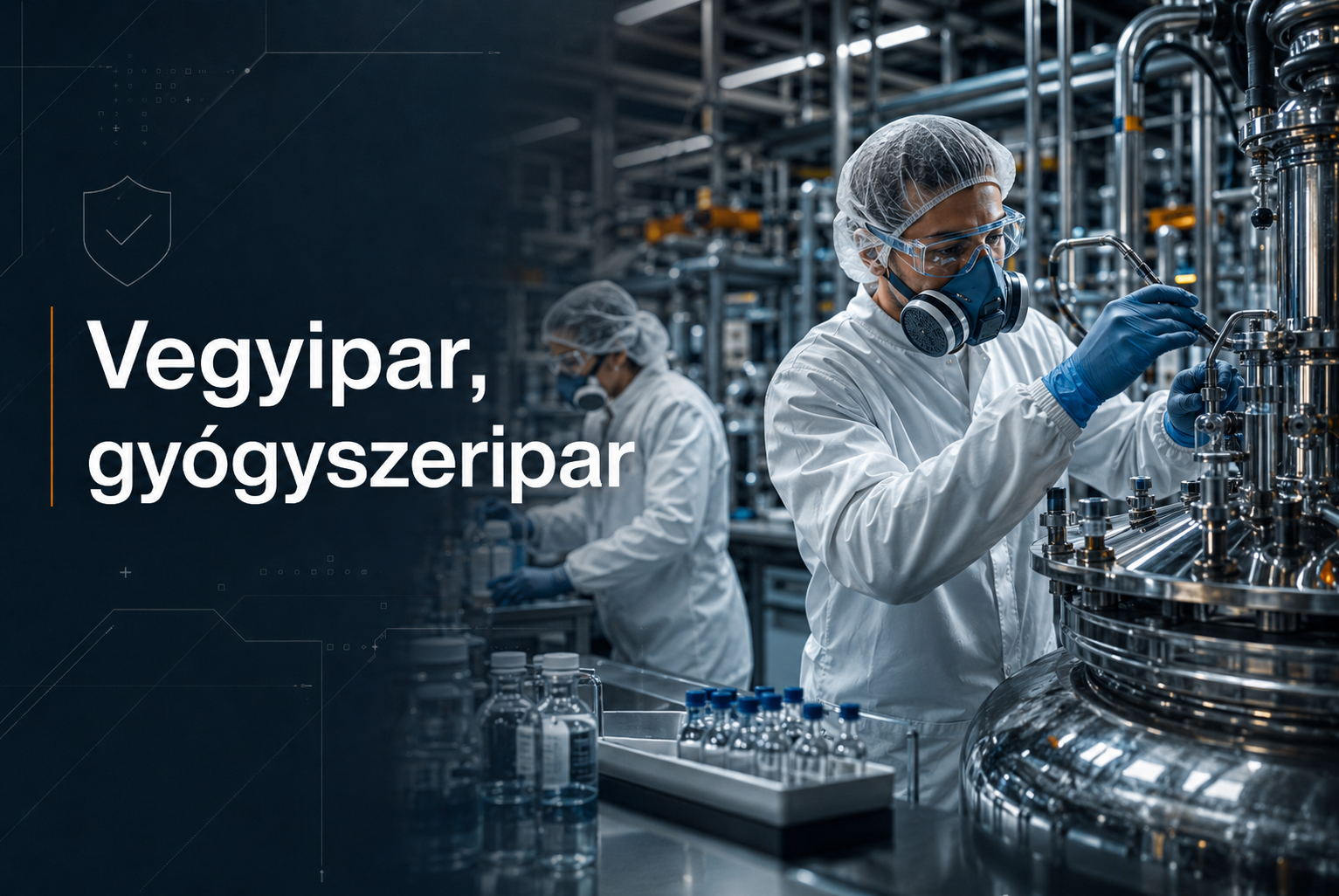 Vegyipar, gyógyszeripar – PPE követelményrendszer